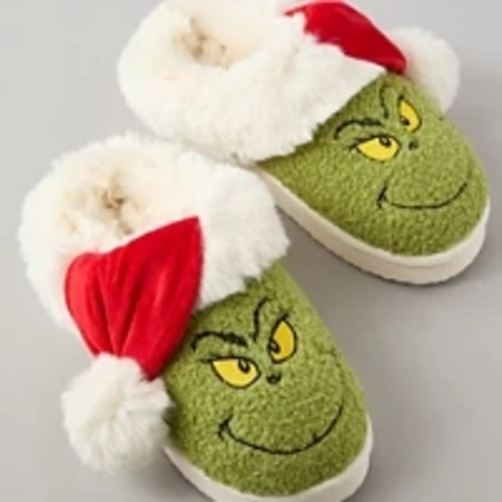 American Eagle Grinch Slippers